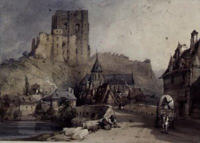 Mont Richard nad Cher (Loire-et-Cher) autorstwa William Callow