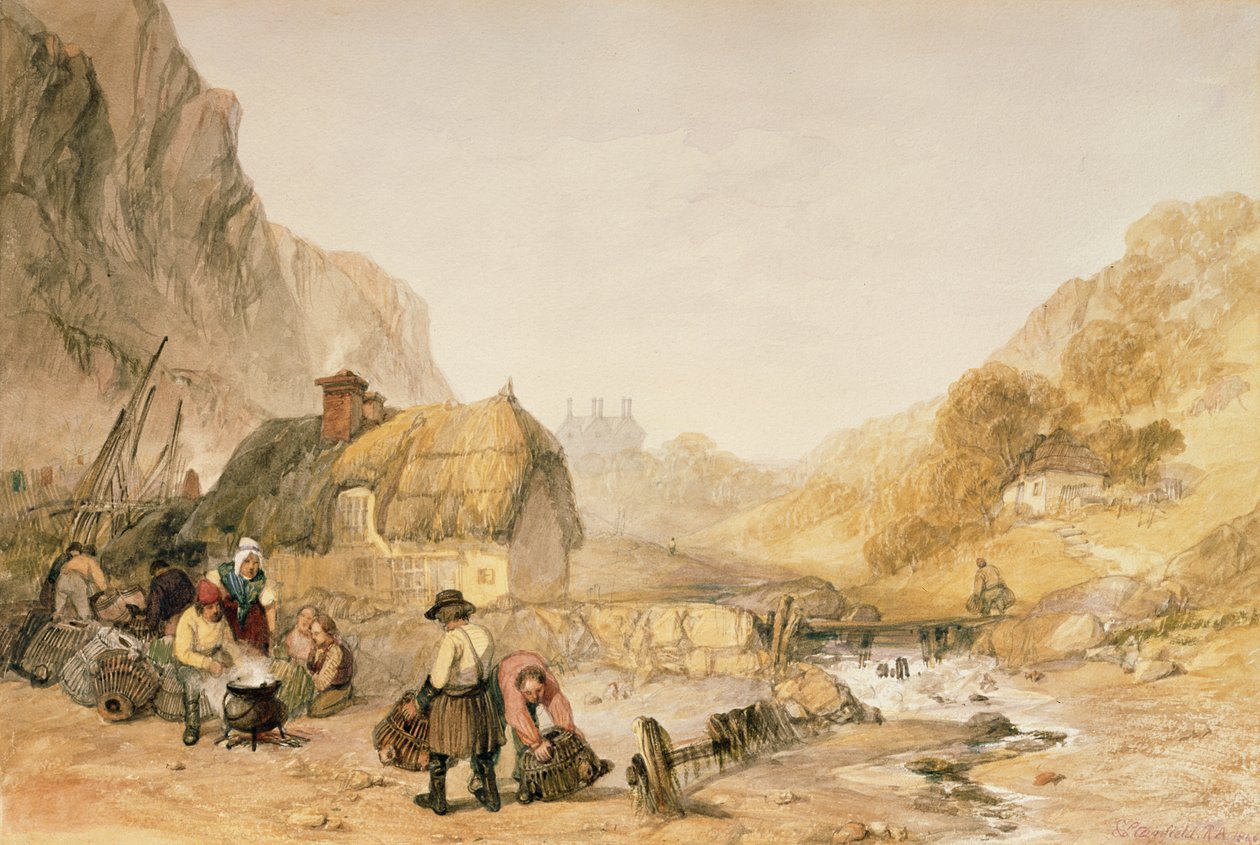 Kotły na homary autorstwa Clarkson Frederick Stanfield