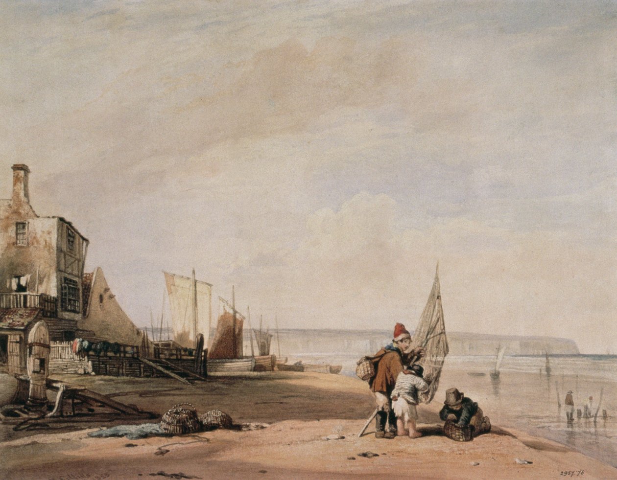 Młode krewetki, Deal, XIX w. autorstwa William Collins