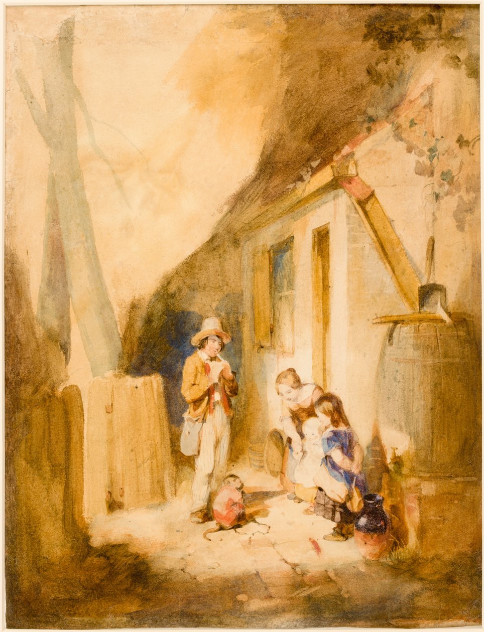 Muzyk (bodycolour) autorstwa William Collins