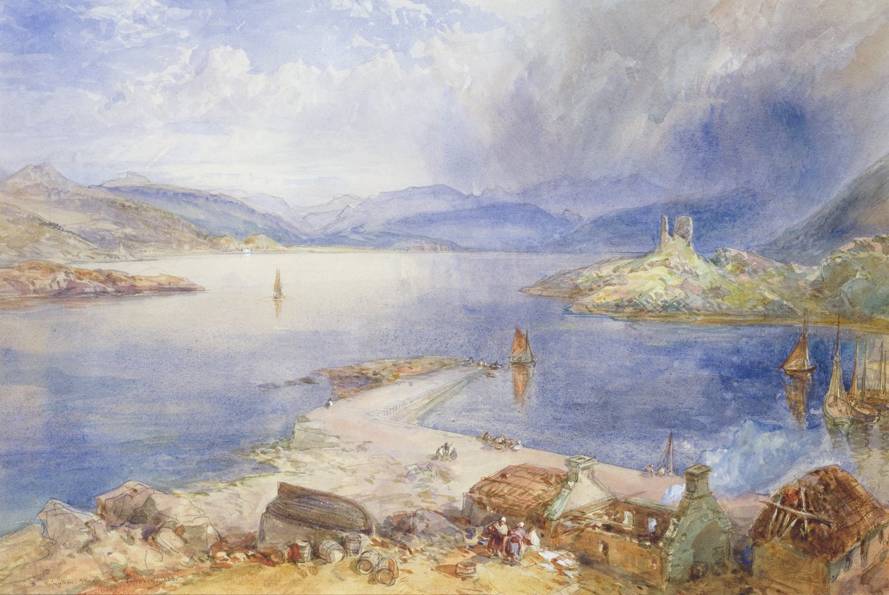Kyleakin, Skye, 1866 autorstwa William Crimea Simpson