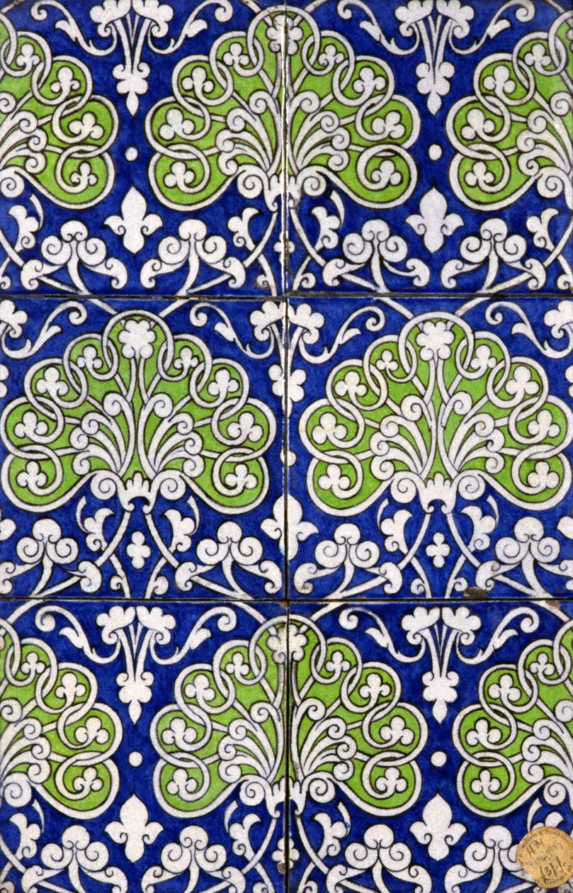 Płytki, ok.1872 (ceramiczne) autorstwa William de Morgan
