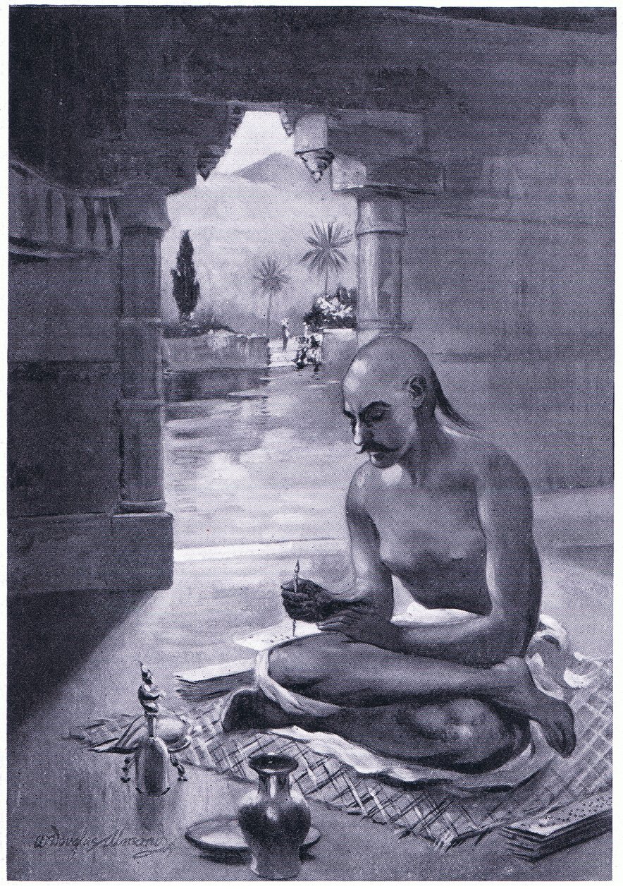 Kalidasa wskazuje „Cloud Messenger” 375 AD autorstwa William Douglas Almond