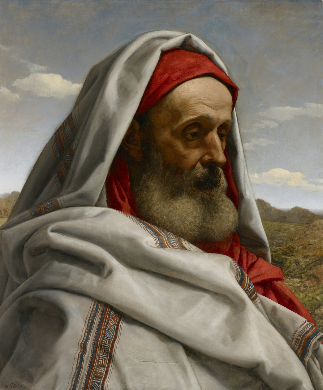 Eliezer z Damaszku, 1860 autorstwa William Dyce