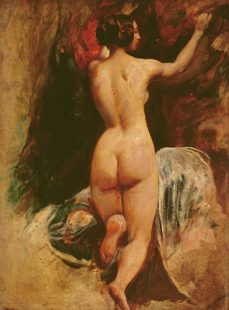 Akt kobiecy widziany z tyłu, ok.1835-40 autorstwa William Etty