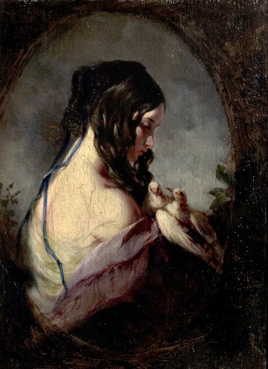 Gołębie autorstwa William Etty