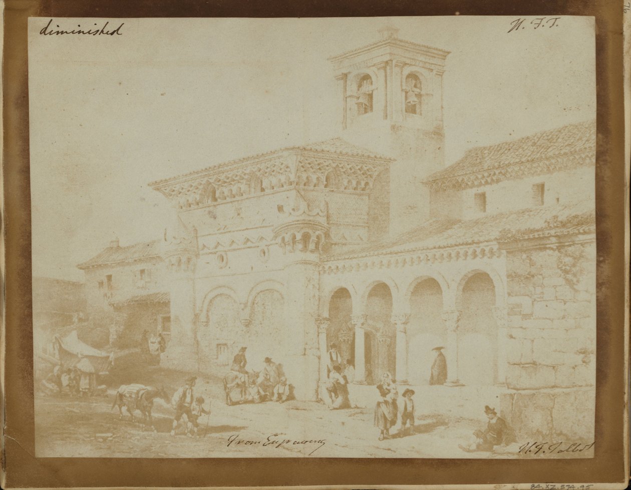(Pomniejszona kopia ryciny przedstawiającej kościół mauretański) autorstwa William Henry Fox Talbot