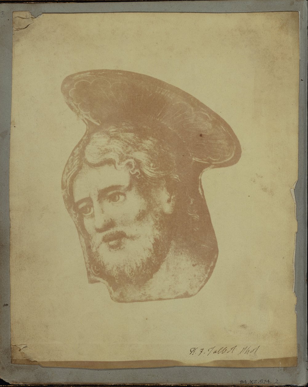 (Głowa Nieznanego Świętego) autorstwa William Henry Fox Talbot
