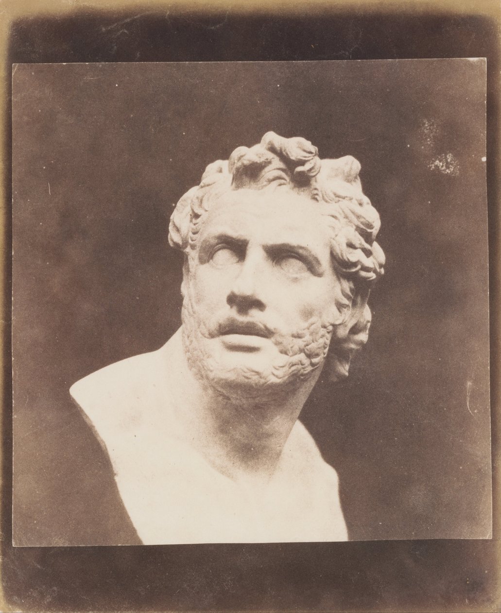 Popiersie Patroklosa. autorstwa William Henry Fox Talbot