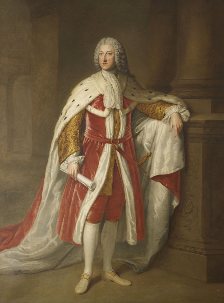 Portret Williama Pitta, 1. hrabiego Chatham (1708-1778) autorstwa William Hoare