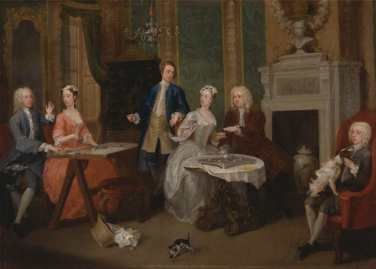Portret rodziny autorstwa William Hogarth