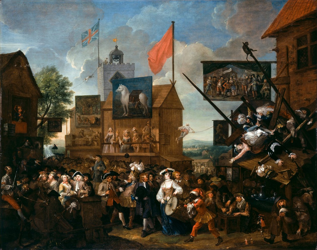 Targi w Southwark autorstwa William Hogarth