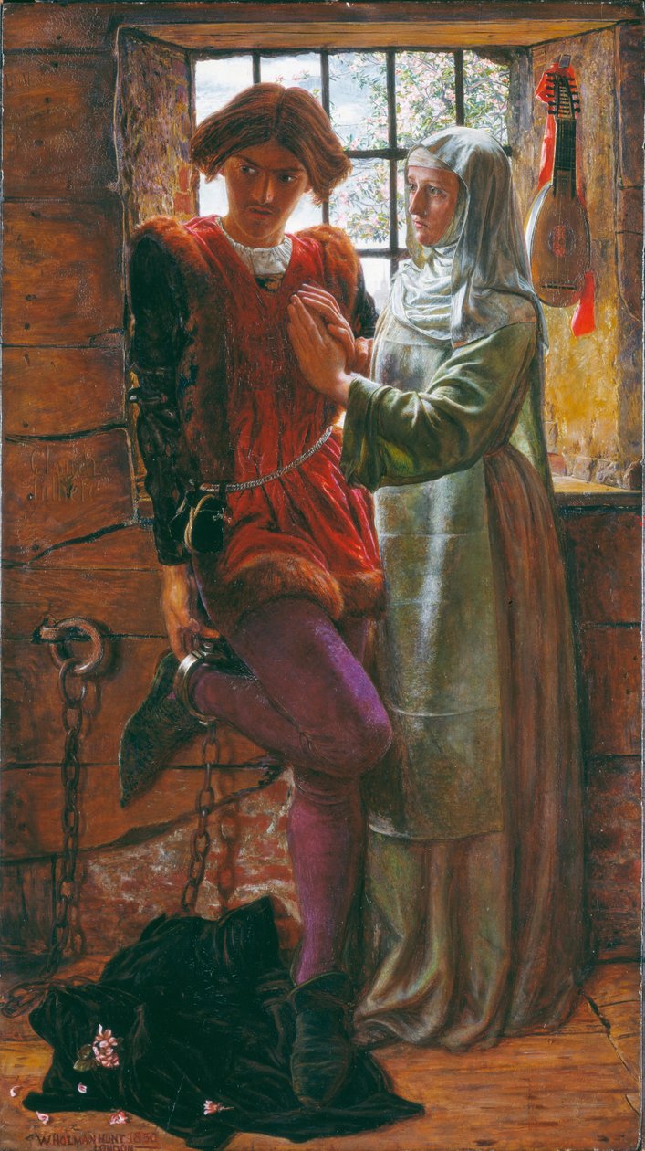 Claudio i Izabela autorstwa William Holman Hunt