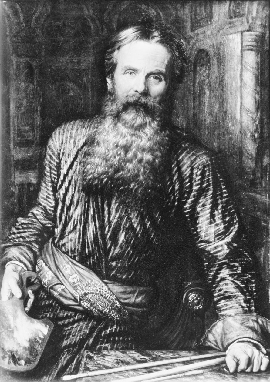 Autoportret, 1875 autorstwa William Holman Hunt