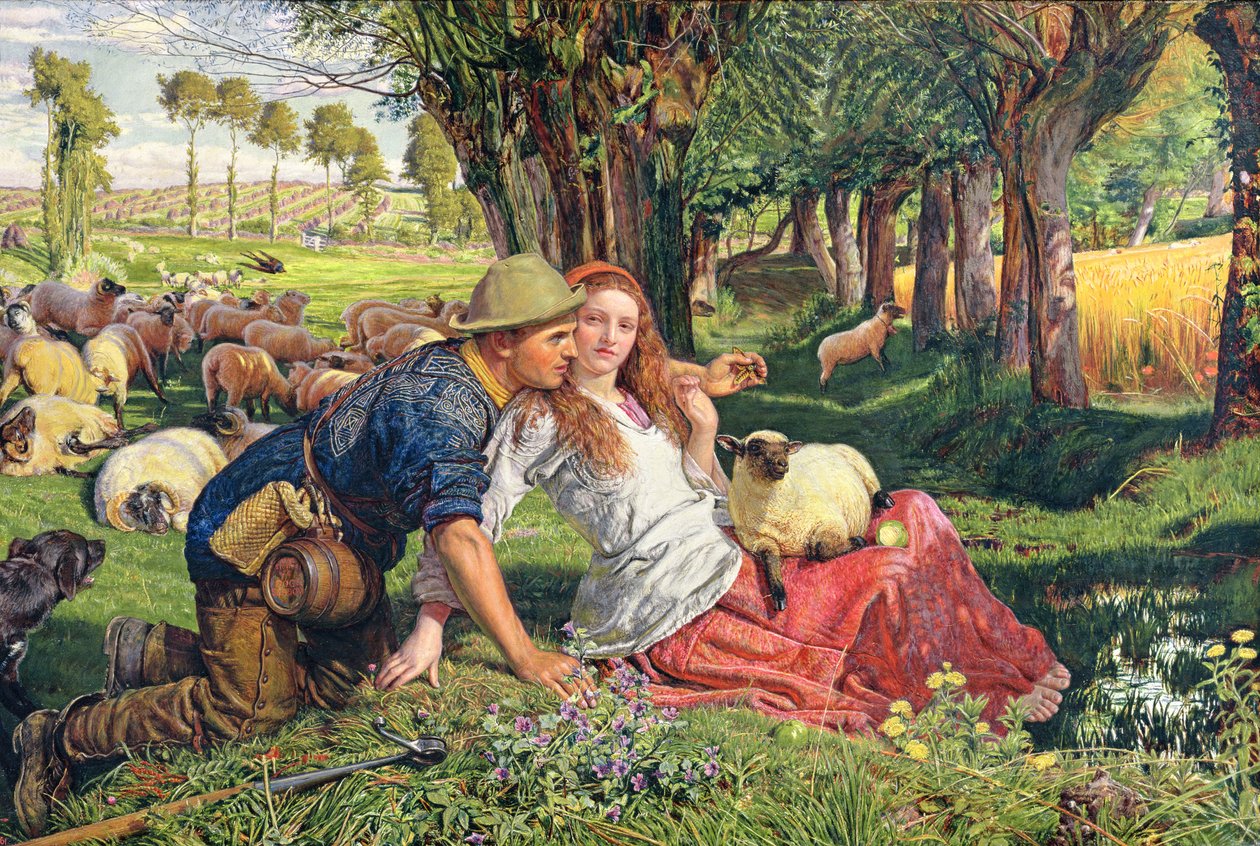 Najemnik Pasterz autorstwa William Holman Hunt