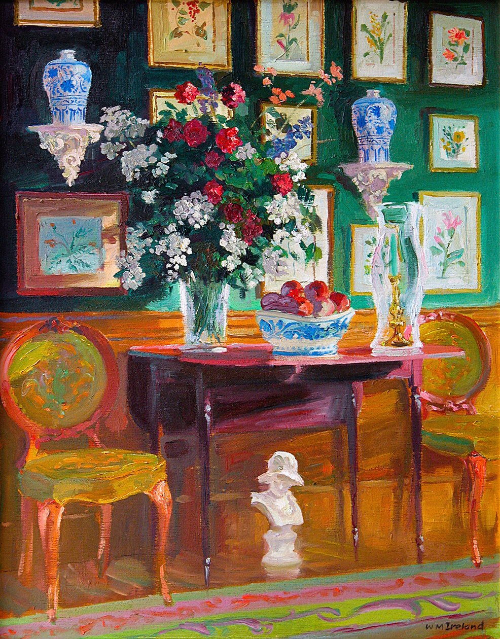 Zielone krzesła, 2003 autorstwa William Ireland