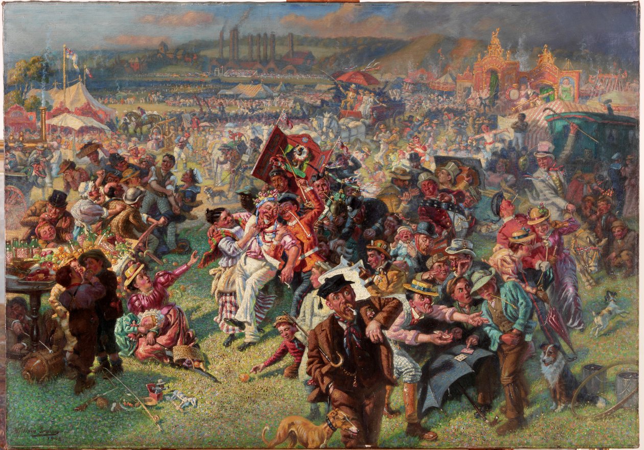 Wyścigi Blaydonów — studium z życia, 1903 r. autorstwa William Irving