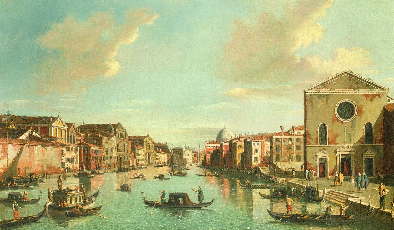 Canal Grande, Wenecja, XVIII wiek autorstwa William James