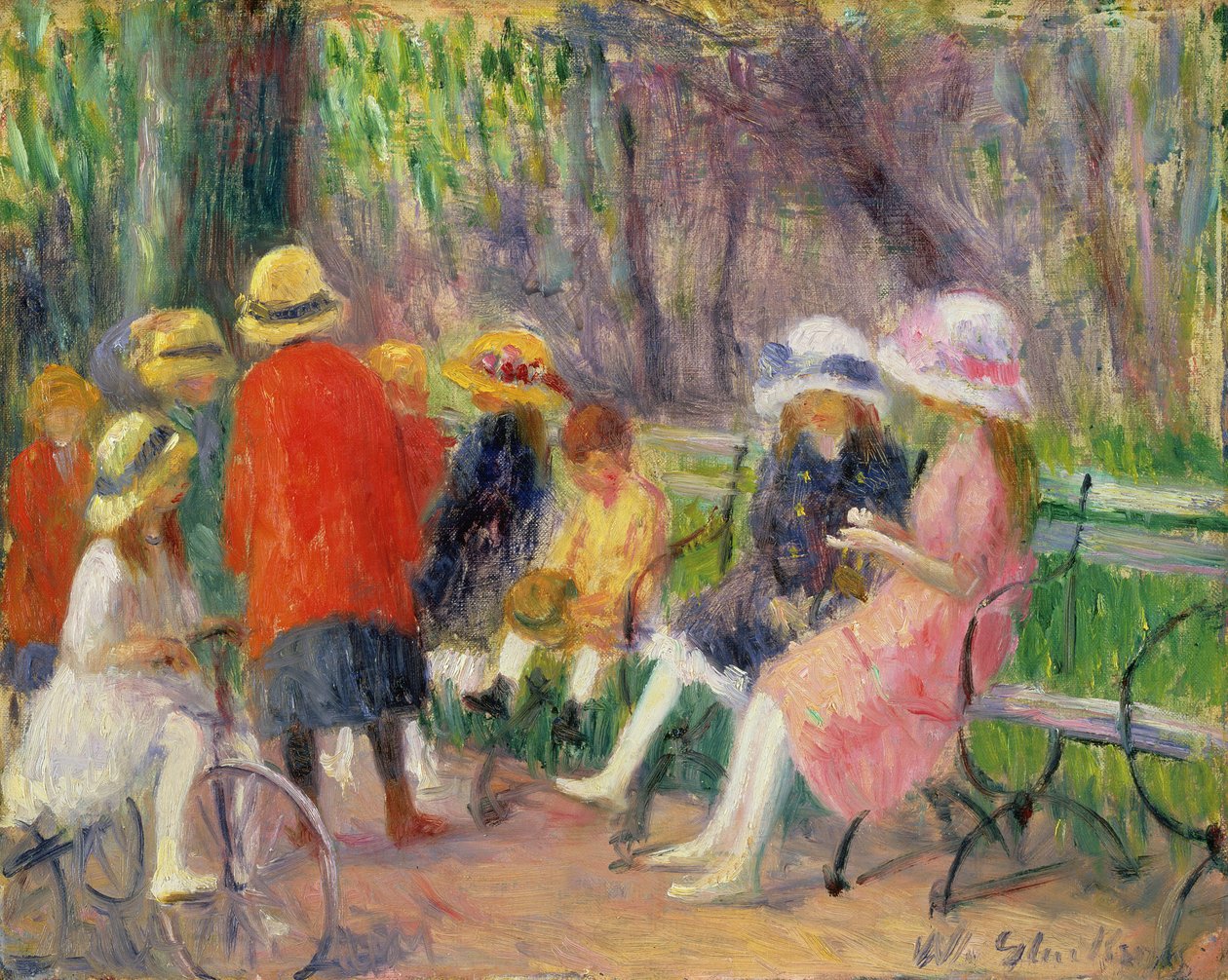 Dzieci w Parku autorstwa William James Glackens