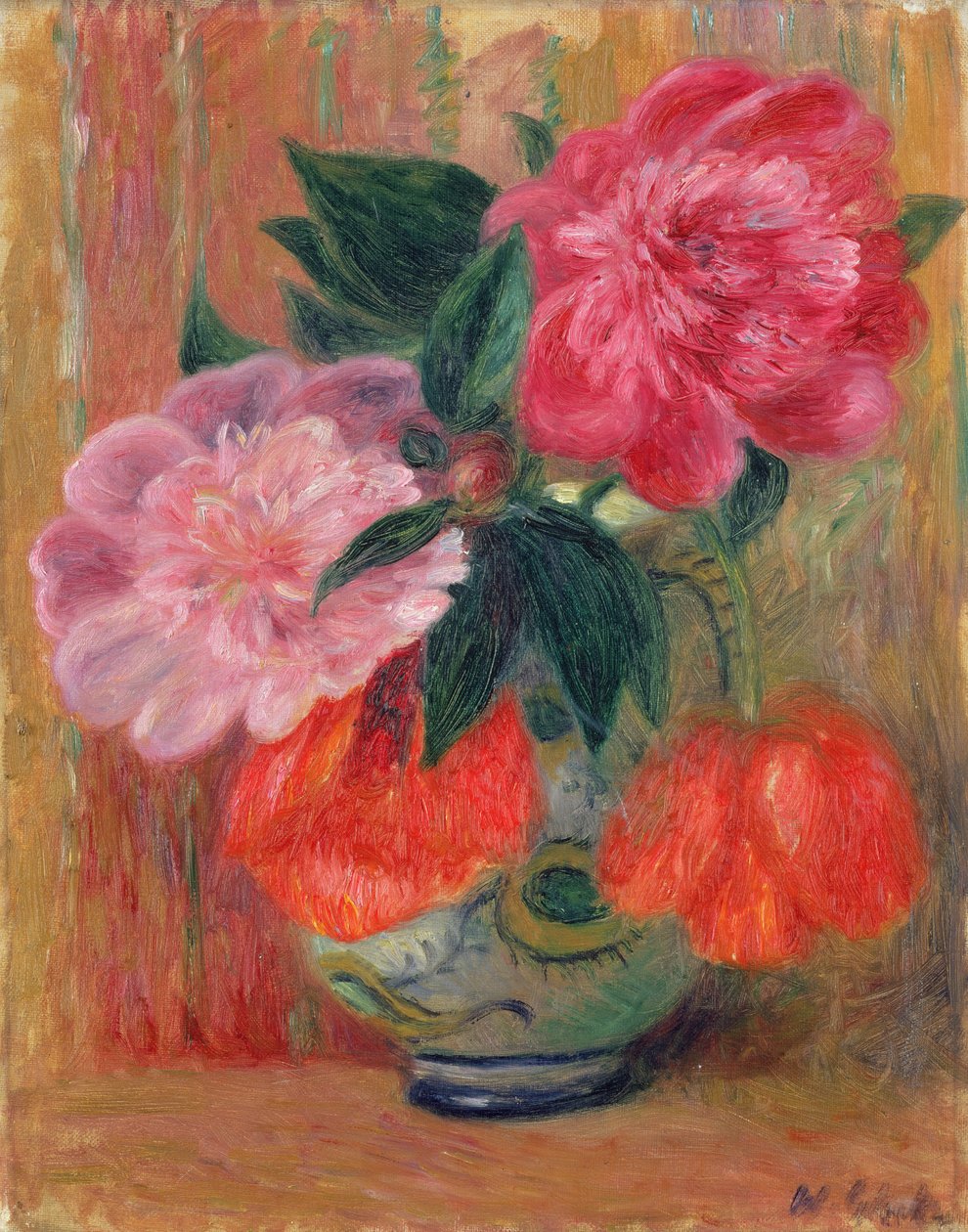 Maki i piwonie autorstwa William James Glackens