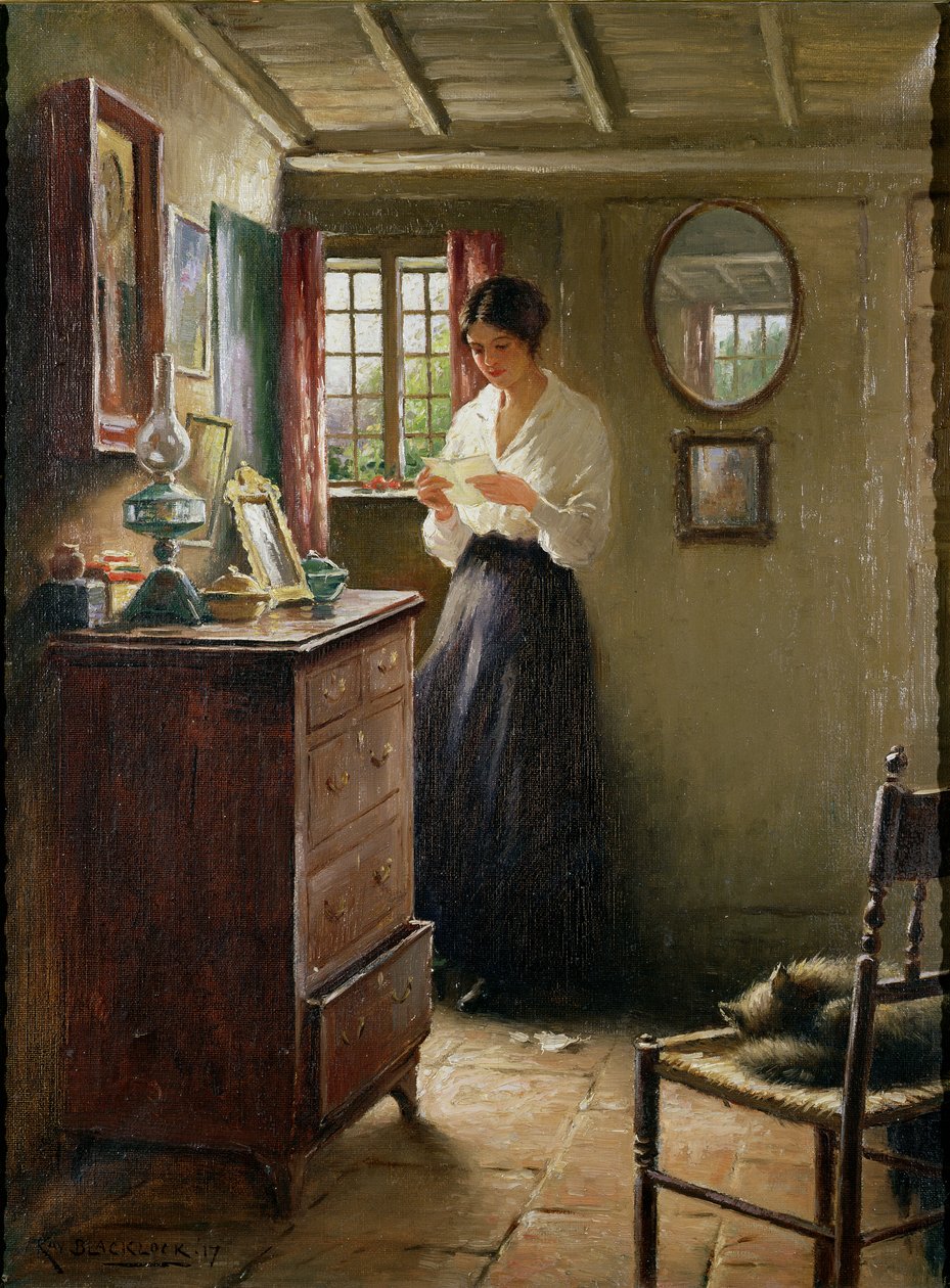List, 1917 r. autorstwa William Kay Blacklock