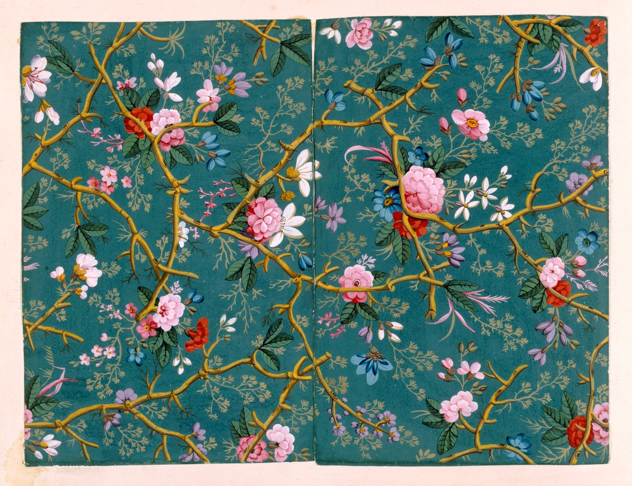 Wyklejka marmurowa (papierowa) autorstwa William Kilburn