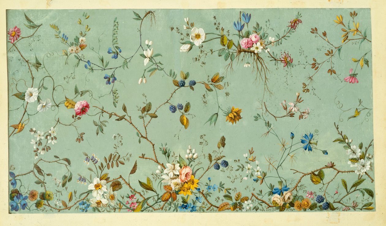 Wyklejka marmurowa (papierowa) autorstwa William Kilburn