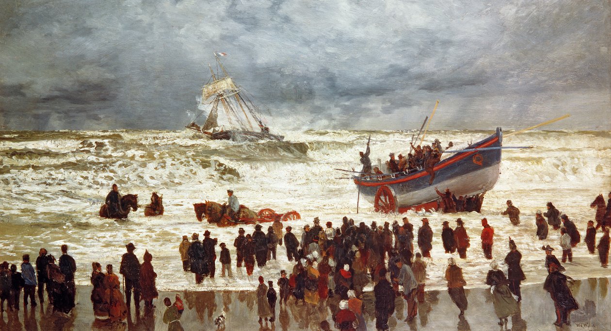 Аврах завь, 1873 он autorstwa William Lionel Wyllie