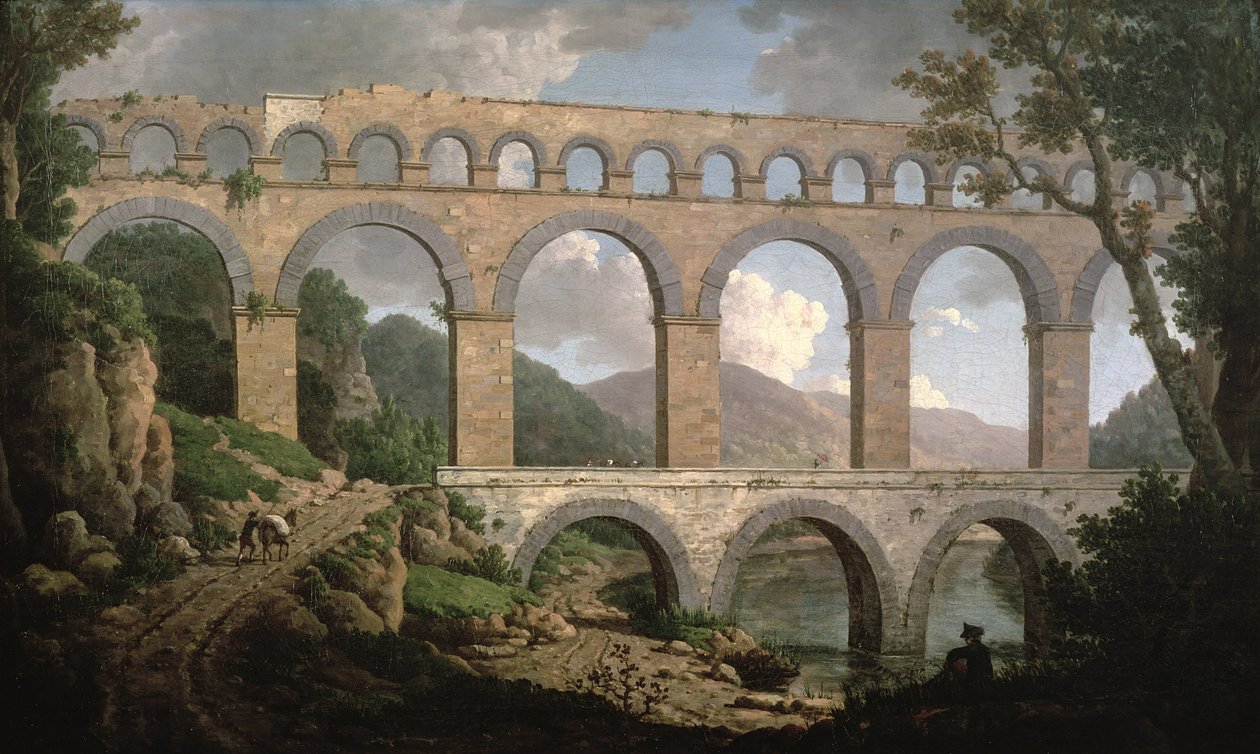 Pont du Gard, Nimes autorstwa William Marlow