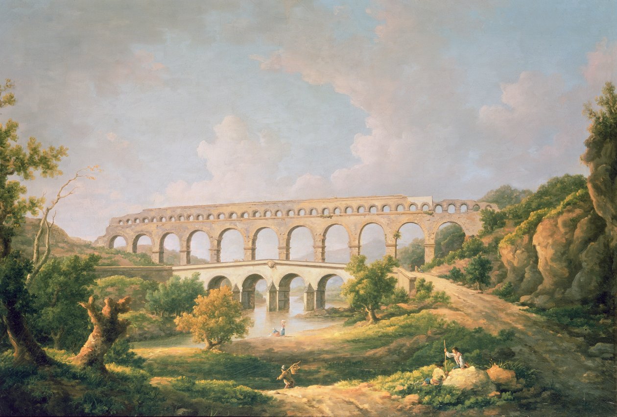 Pont du Gard, Nimes autorstwa William Marlow
