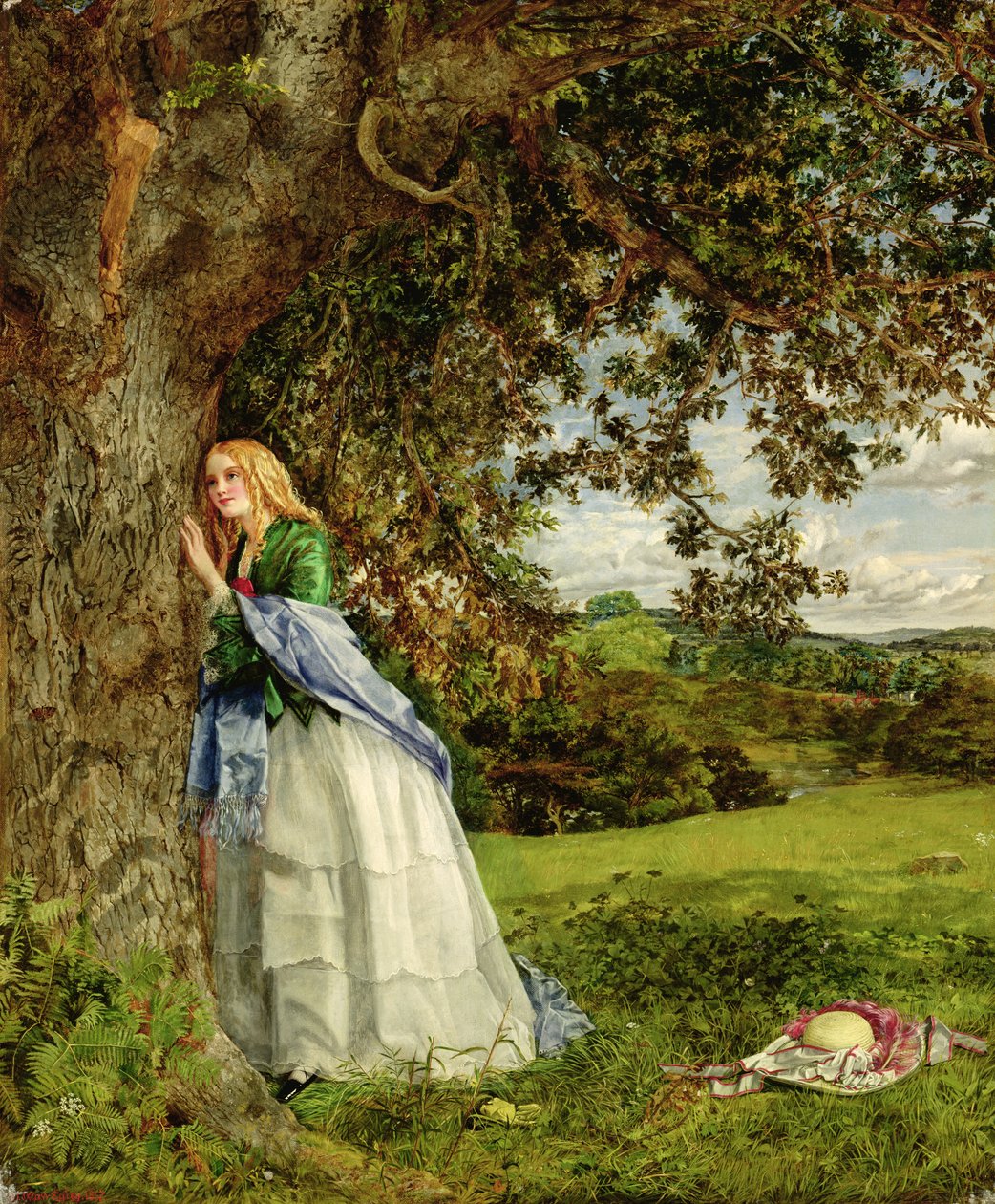 Mówiący dąb, 1857 autorstwa William Maw Egley