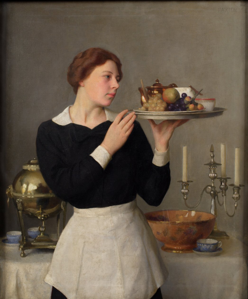 Kelnerka, 1923 autorstwa William McGregor Paxton