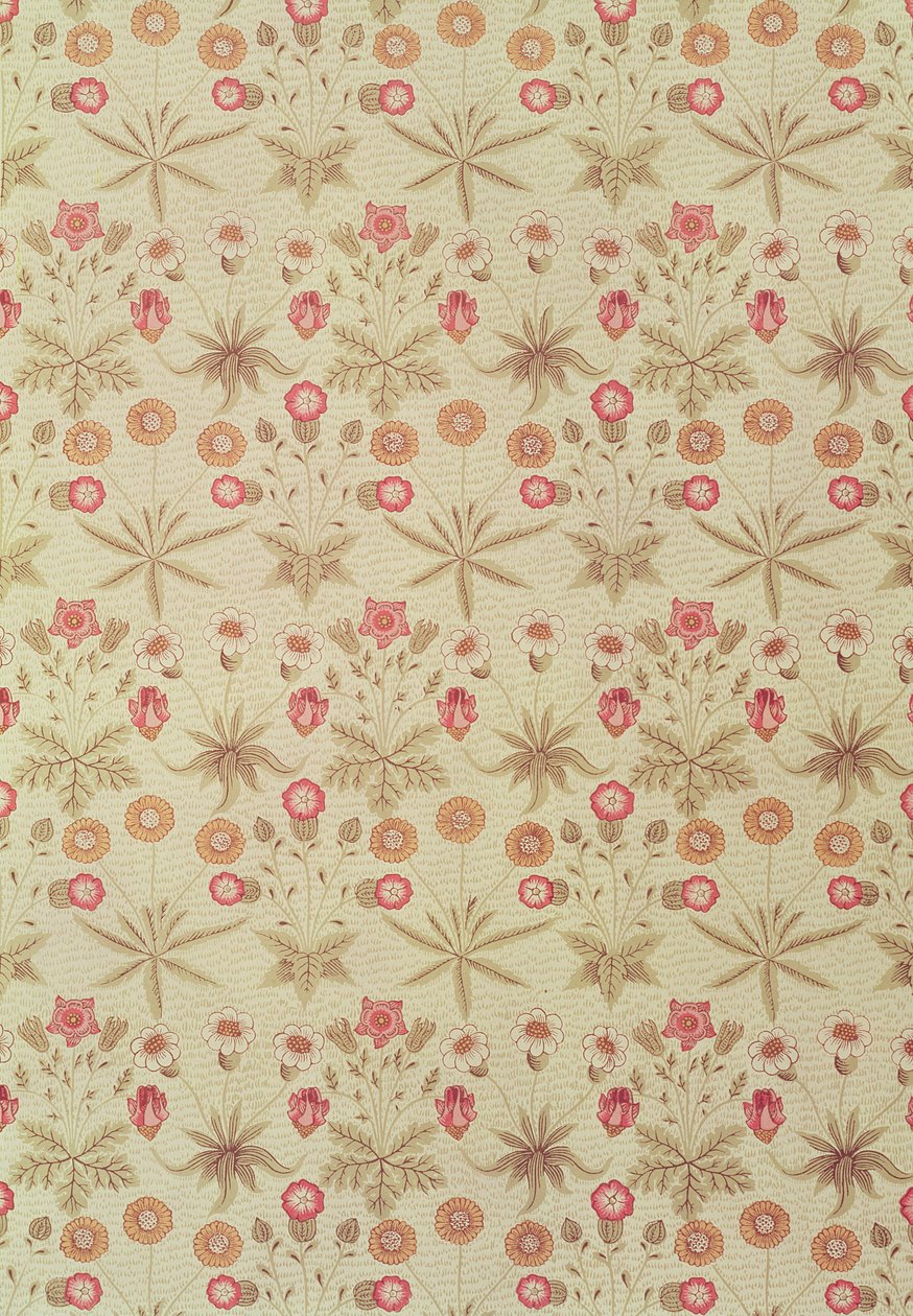 Projekt tapety „Stokrotka”. 1862 autorstwa William Morris