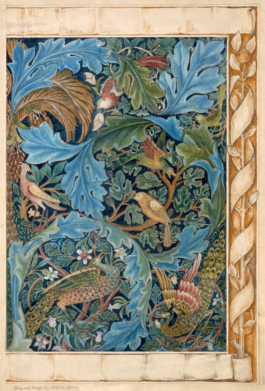 Projekt na gobelin autorstwa William Morris