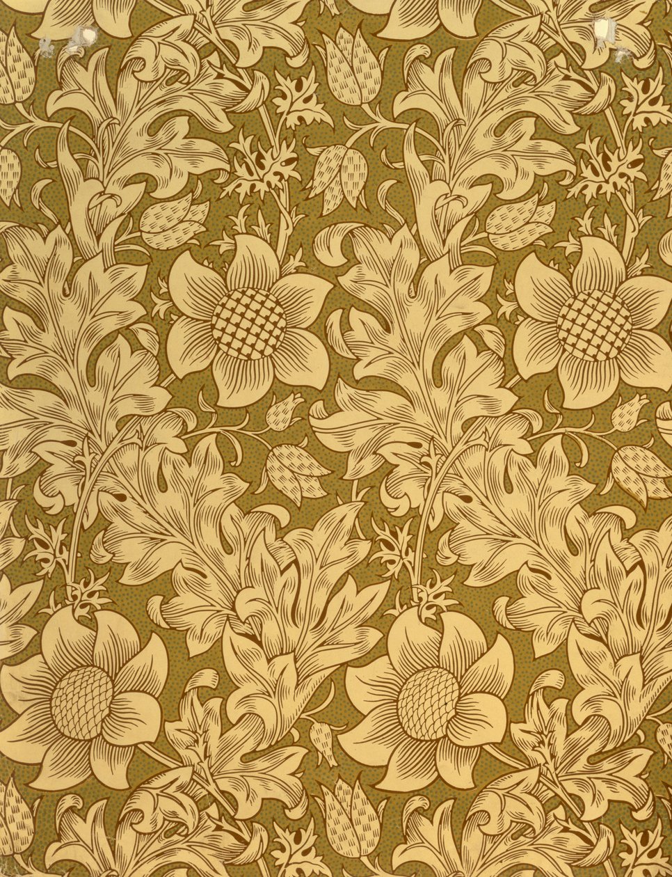 Projekt tapety „Fritillary”, 1885 autorstwa William Morris