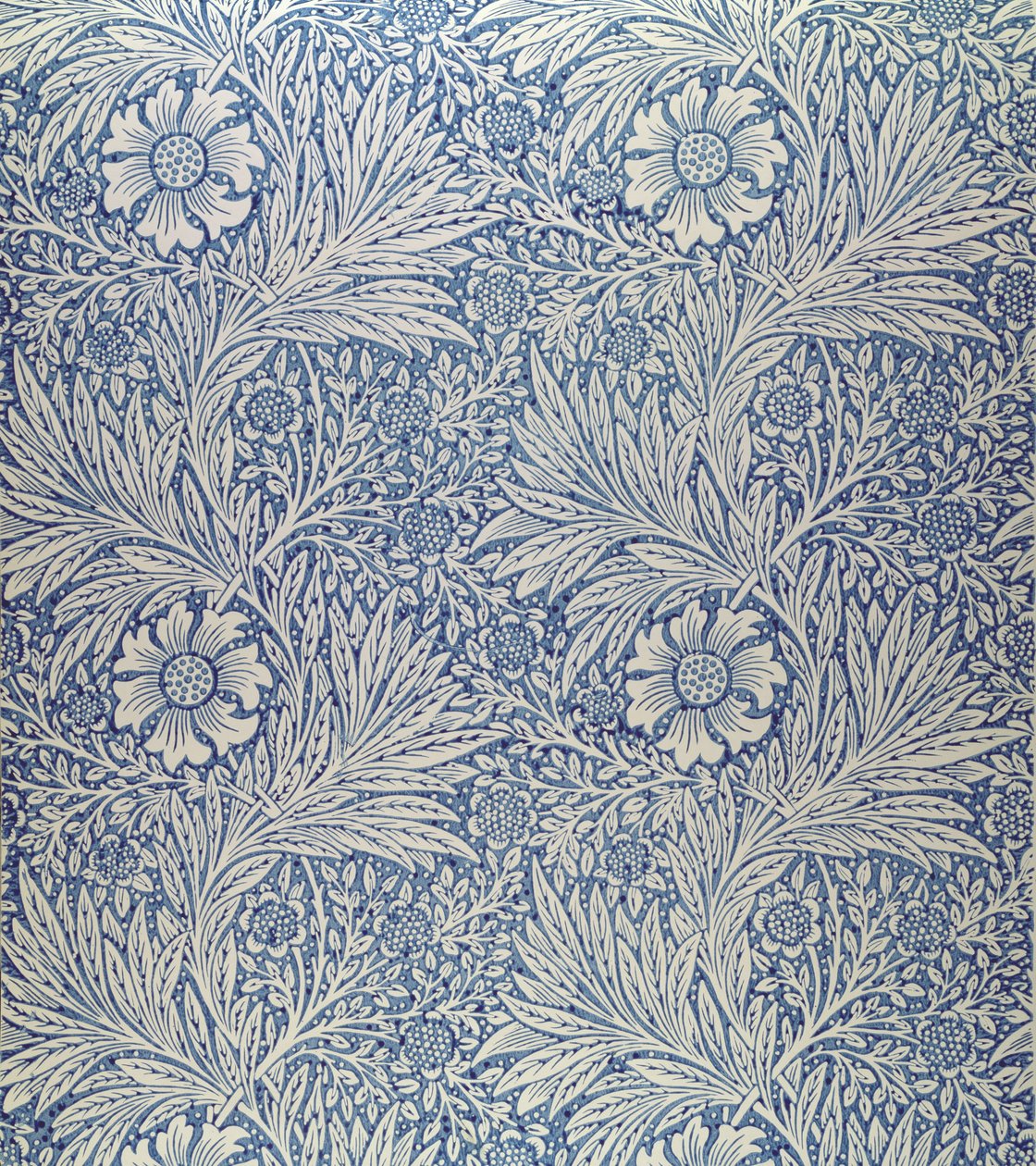 Projekt tapety „Marigold”, 1875 autorstwa William Morris