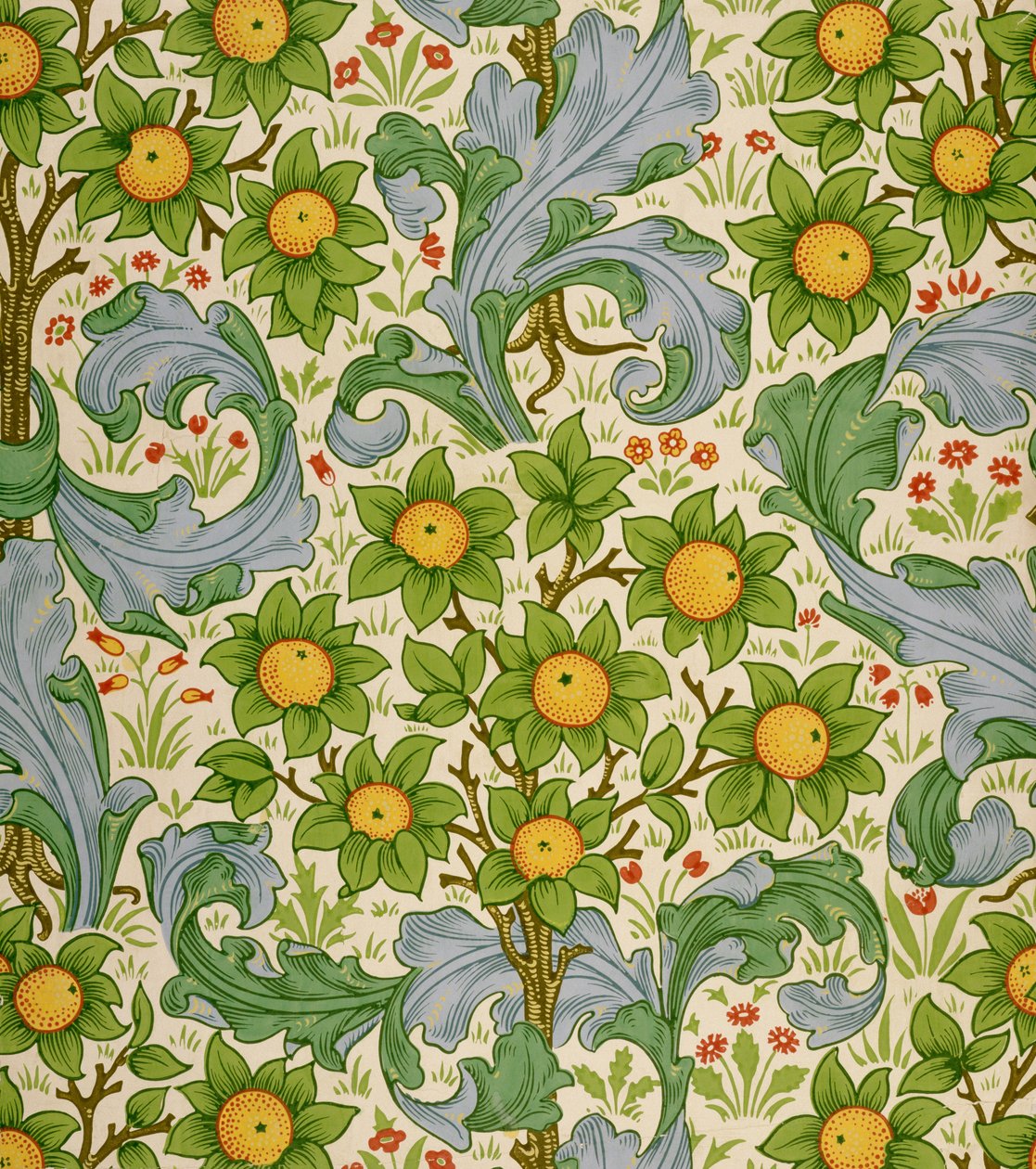 Sad, Kochanie, 1899 autorstwa William Morris
