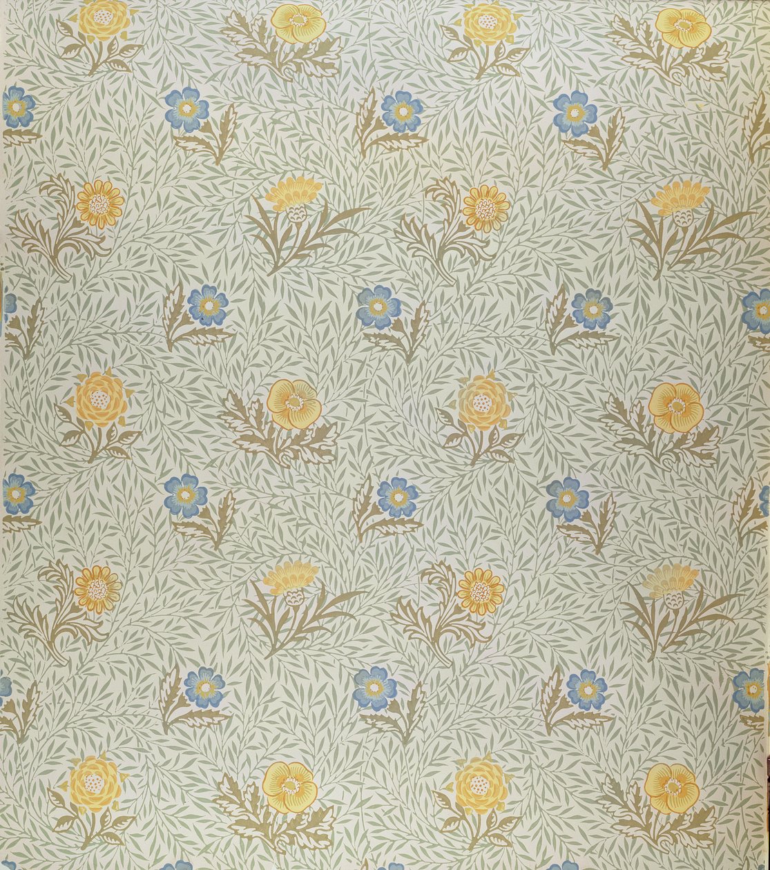 Wzór „pudrowany” (tekstylny) autorstwa William Morris