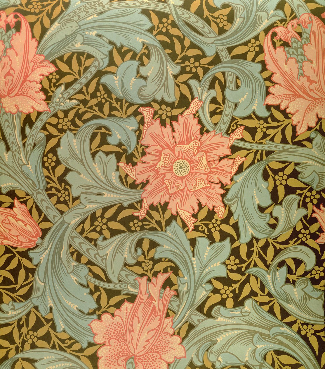 Projekt tapety „Single Stem” autorstwa William Morris