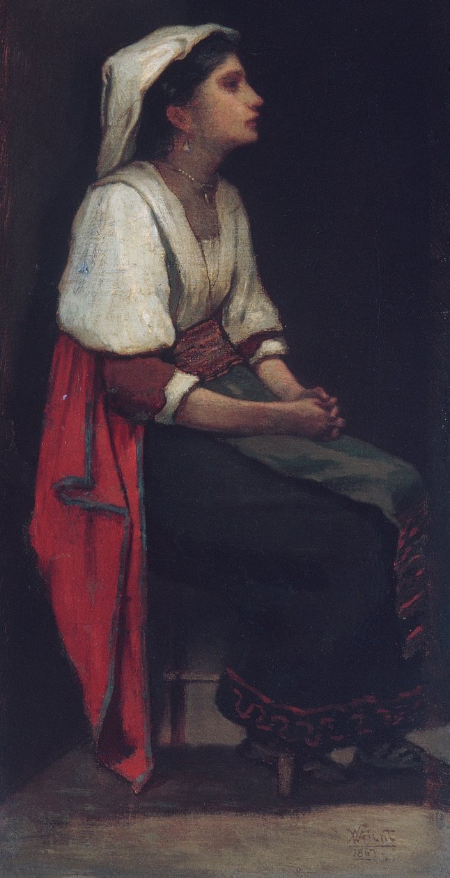 Włoszka, 1867 autorstwa William Morris
