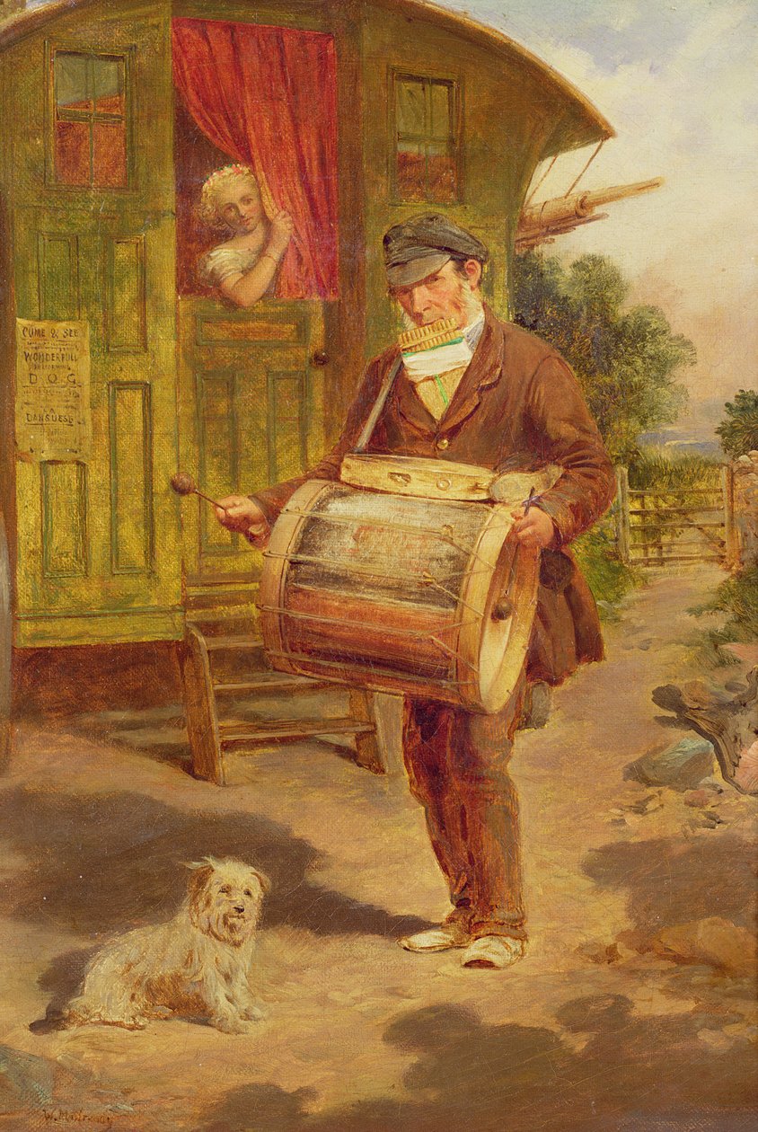 Cygańska przyczepa kempingowa autorstwa William Mulready