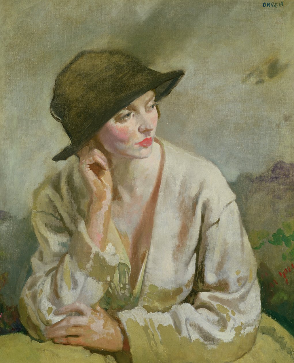 Portret panny Sinclair autorstwa William Orpen