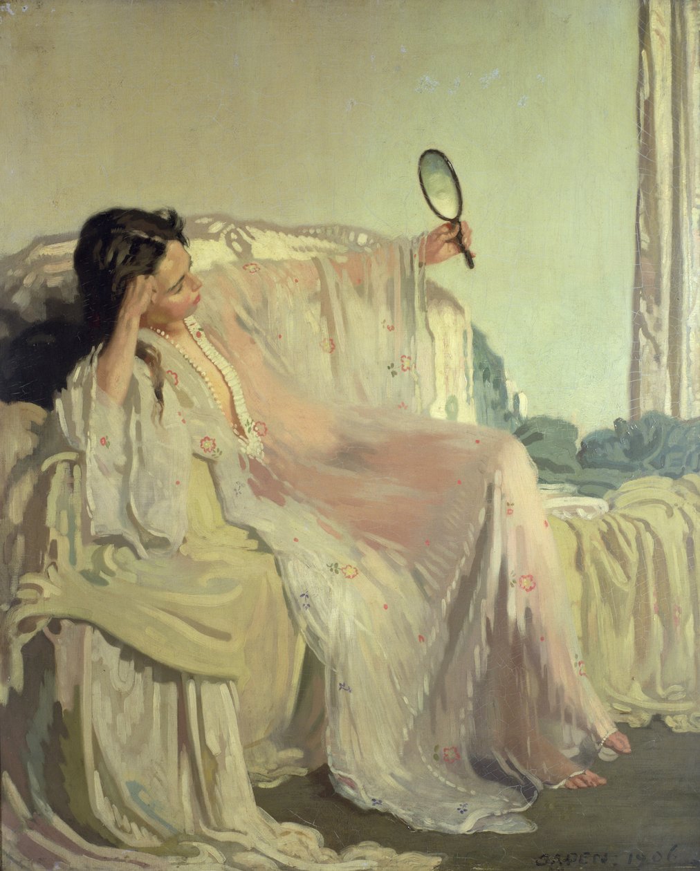 Suknia Wschodnia, 1906 (olej) autorstwa William Orpen