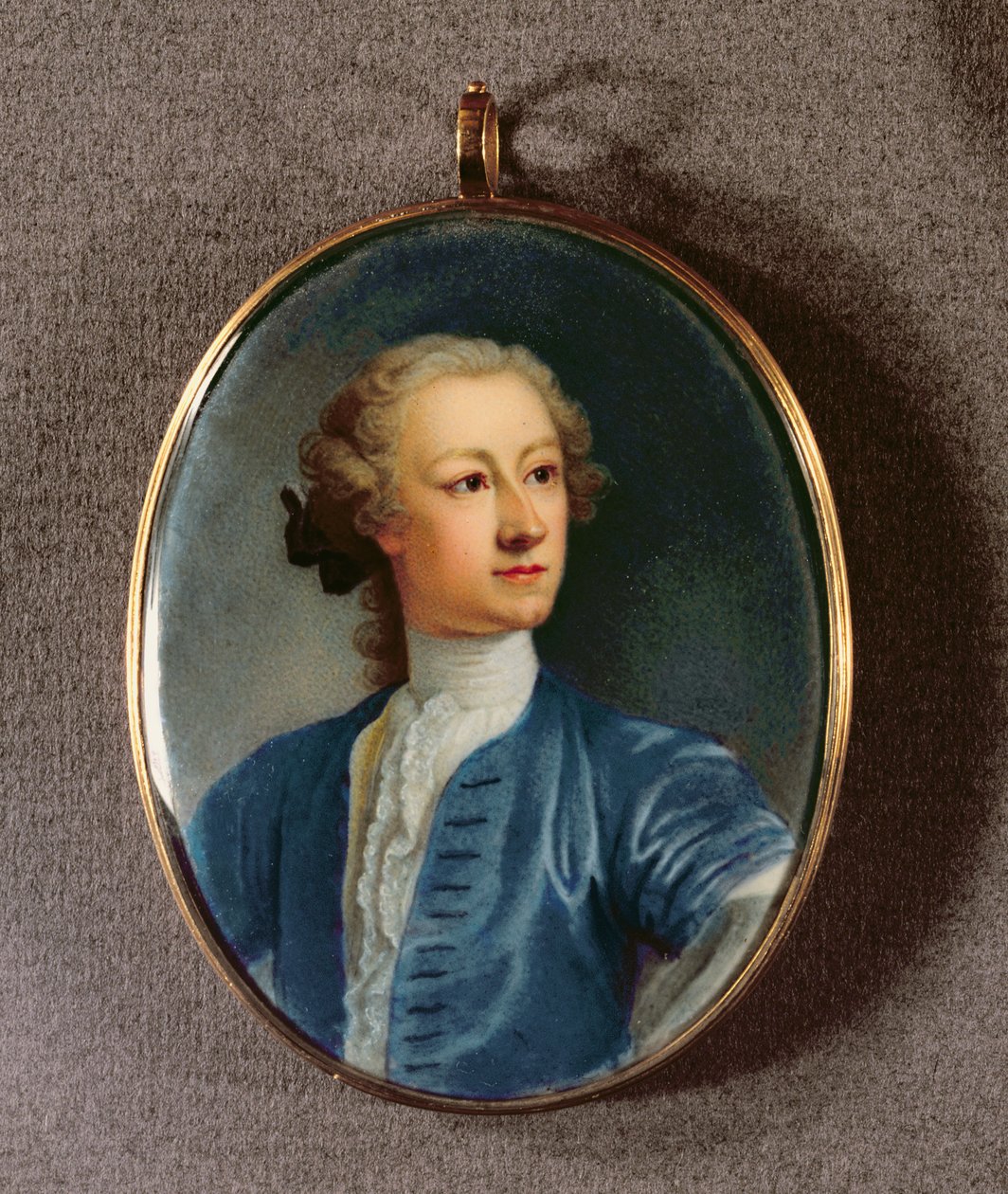 Pan Newsham, 1736 (wc na emalii) autorstwa William Prewitt