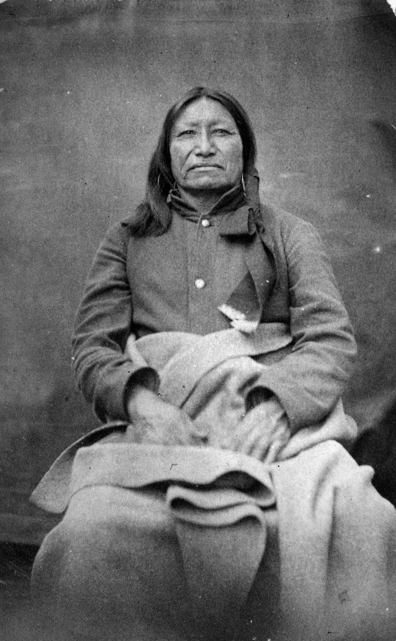 Spotted Tail, wódz Siuksów, ok. 1870 r. autorstwa William Richard Cross