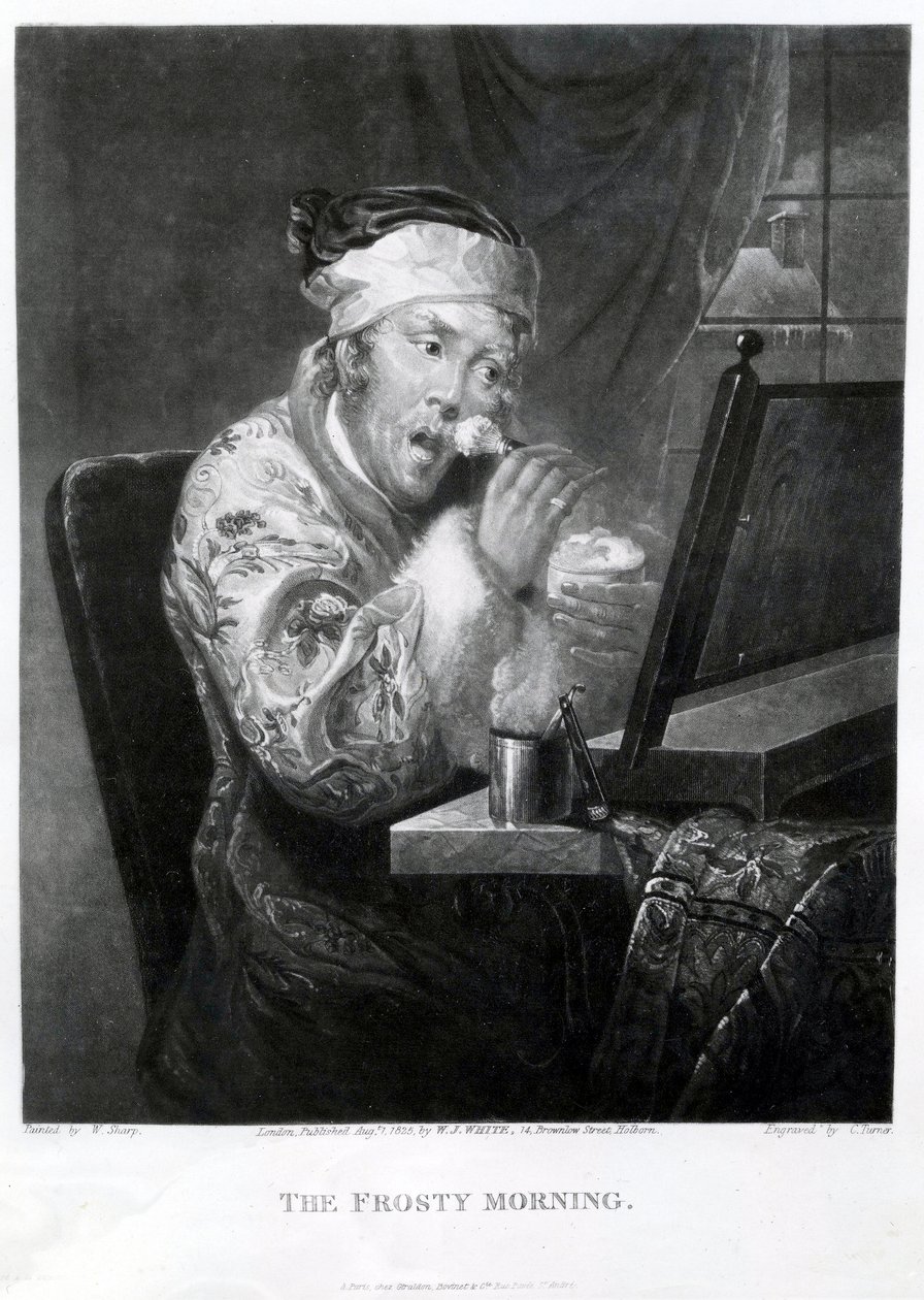 Mroźny poranek, 1825 autorstwa William Sharp