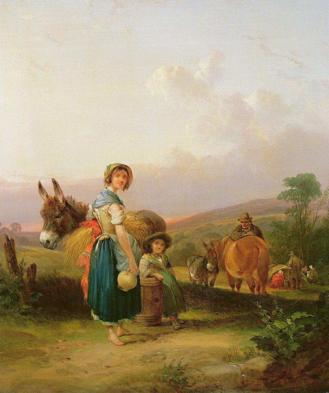Cyganie, 1855 autorstwa William Shayer