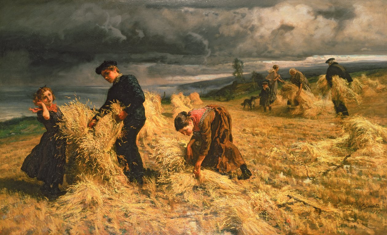 Po burzy, 1877 autorstwa William Small