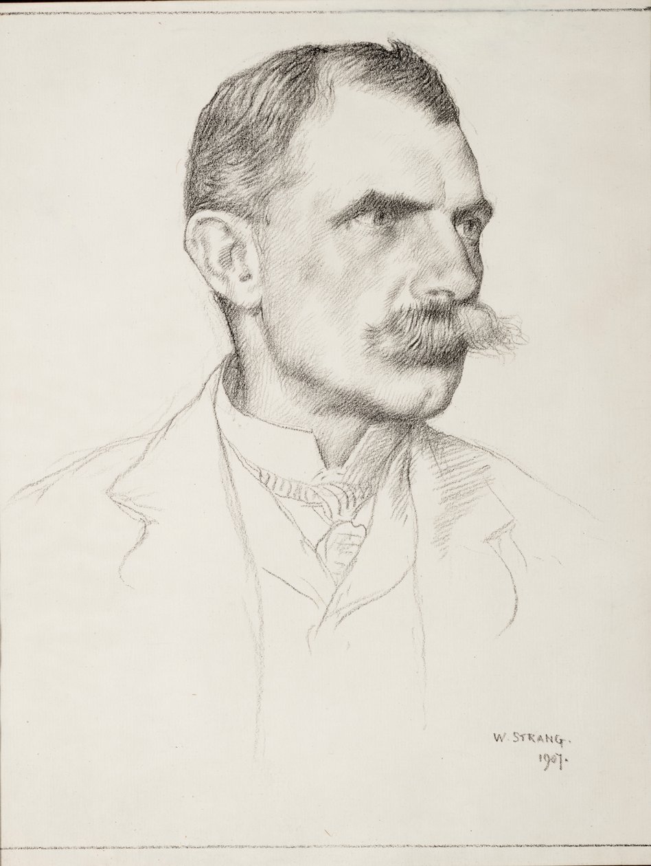 Edward Shroder Prior (1852-1932) architekt, 1907 autorstwa William Strang