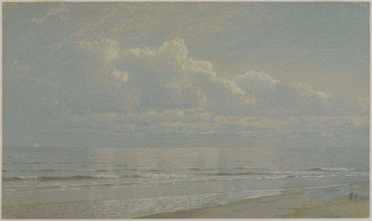 Thunderheads at Sea: The Pearl, 1871 (wc na papierze) autorstwa William Trost Richards